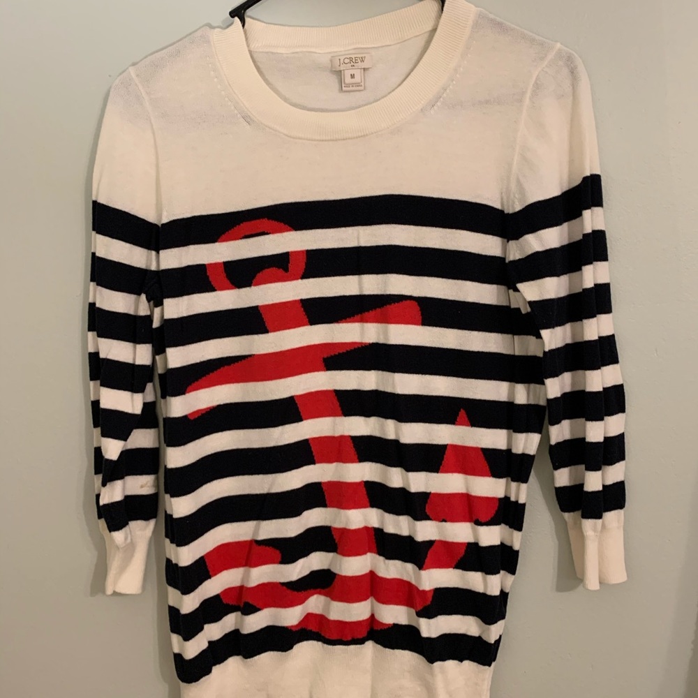 J. Crew anchor sweater